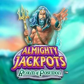 Almighty Jackpots – Realm of Poseidon logo – Jackpots by Novomatic at WildHub Casino