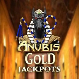 Anubis Gold Jackpots online game logo by Inspired Gaming on wildhubs.ch