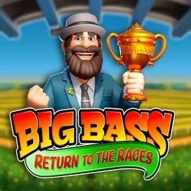 Big Bass Return to the Races by Pragmatic Play, showcased at wildhubs.ch – game logo