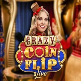 Crazy Coin Flip logo – Live Casino by Evolution at WildHub Casino