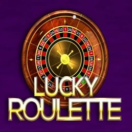 Lucky Roulette slot logo by Belatra Games at WildHub Casino