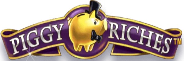 Piggy Riches online game logo by NetEnt on wildhubs.ch