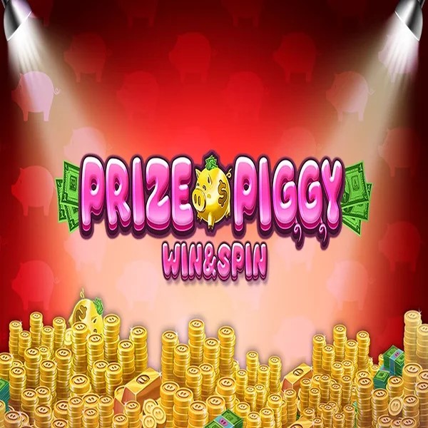 Prize Piggy Win & Spin slot logo by Inspired Gaming at WildHub Casino