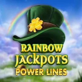 Jackpots logo of Rainbow Jackpots Power Lines from Red Tiger Gaming at WildHub Casino