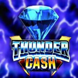 Thunder Cash logo by Novomatic at WildHub Casino